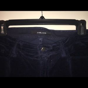 Navy Blue Pin corduroy J-brand straight leg pant
